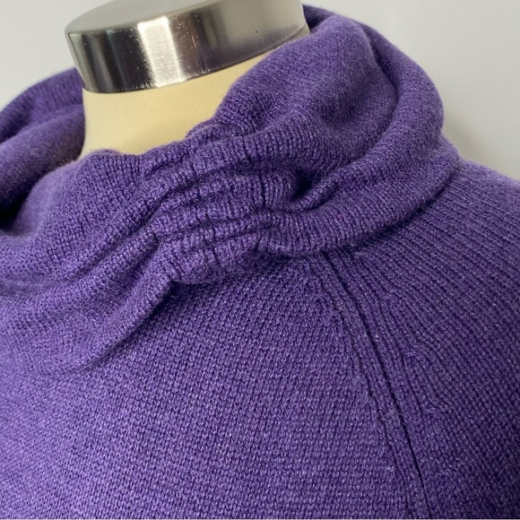 Athleta 'All I Want' Purple Cowl Sweater Tunic - Picture 7 of 11